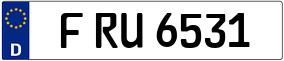 Truck License Plate